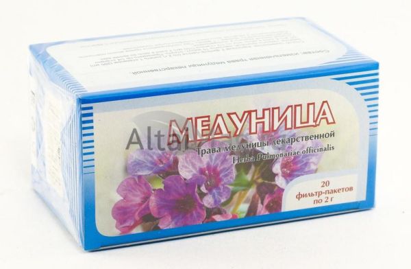 Изображение товара Медуница, трава, 40 г, 20 пак (Хорст) Медуница, трава, 40 г, 20 пак (Хорст) фотография