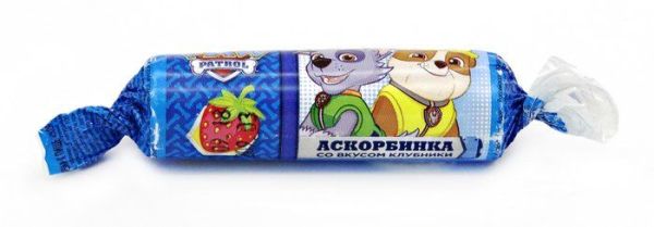 Изображение товара Аскорбиновая кислота Щенячий Патруль клубника 30г Аскорбиновая кислота Щенячий Патруль клубника 30г фотография
