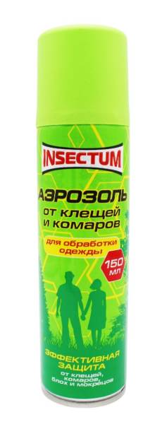 Изображение товара Аэрозоль от клещей и комаров, 150 мл Аэрозоль от клещей и комаров, 150 мл фотография