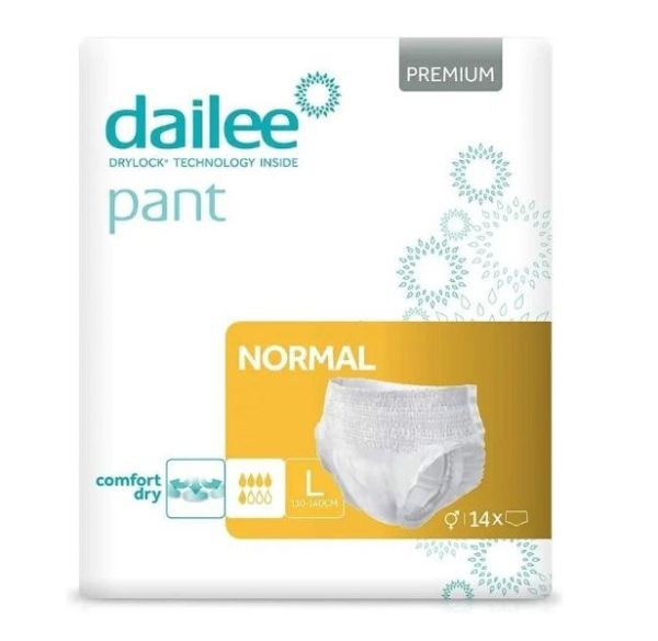 Изображение товара Подгузники-трусы для взрослых Dailee Pant premium Normal L №14 Подгузники-трусы для взрослых Dailee Pant premium Normal L №14 фотография