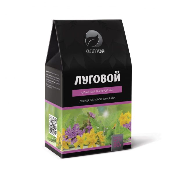 Изображение товара Чай травяной Луговой (зверобой, душица, мята, земляника), 80 г Чай травяной Луговой (зверобой, душица, мята, земляника), 80 г фотография