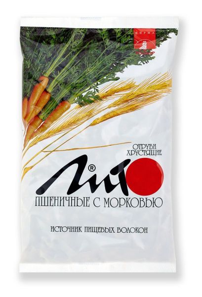 Изображение товара Отруби лито хрустящие (морковь, кальций) 200 г Отруби лито хрустящие (морковь, кальций) 200 г фотография